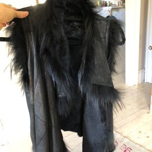 Yves Salomon fur vest